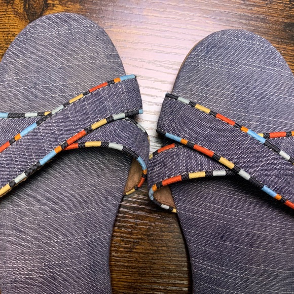 Toms Correa Sandal in Chambray size 9 - Picture 2 of 6